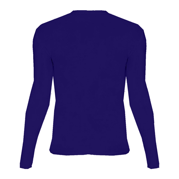 Long sleeve pro-compression crew. Stretch body fit, Double-needle hem, Badger heat... from ASI 37461 Augusta Sportswear