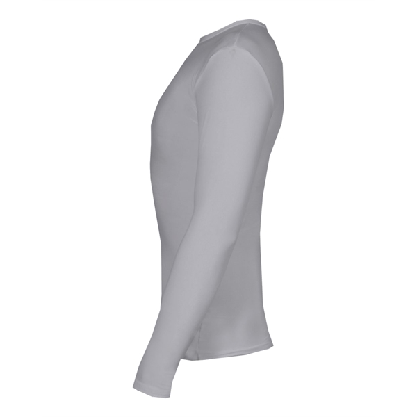 Long sleeve pro-compression crew. Stretch body fit, Double-needle hem, Badger heat... from ASI 37461 Augusta Sportswear