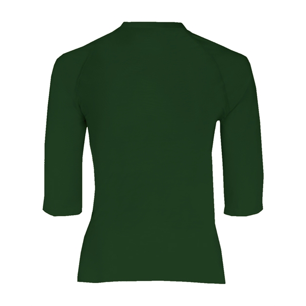 Pro compression 1/2 sleeve crew. Stretch body fit, double-needle hem, Badger... from ASI 37461 Augusta Sportswear