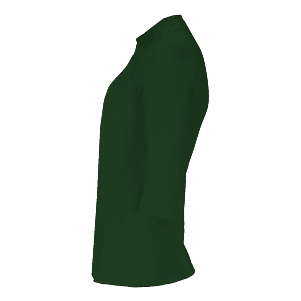 Pro compression 1/2 sleeve crew. Stretch body fit, double-needle hem, Badger... from ASI 37461 Augusta Sportswear