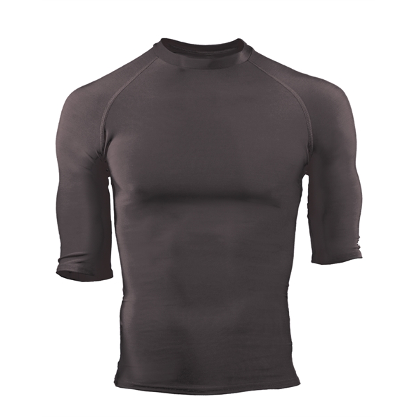 Pro compression 1/2 sleeve crew. Stretch body fit, double-needle hem, Badger... from ASI 37461 Augusta Sportswear