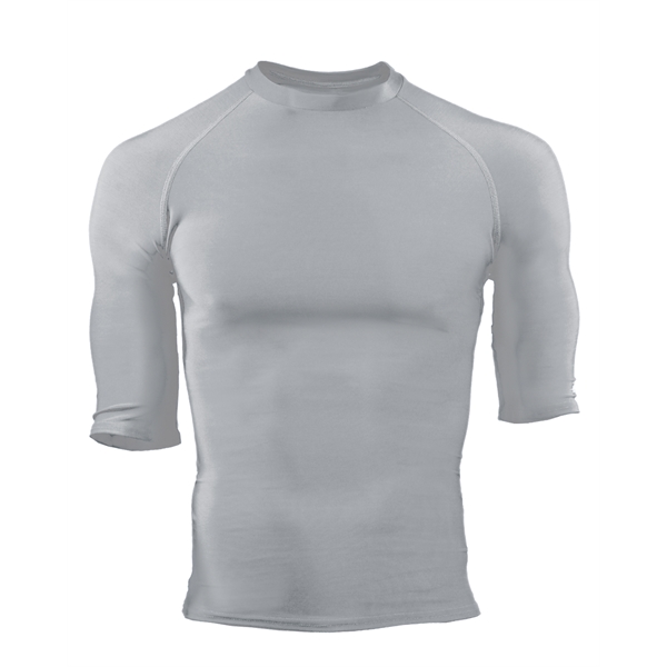 Pro compression 1/2 sleeve crew. Stretch body fit, double-needle hem, Badger... from ASI 37461 Augusta Sportswear