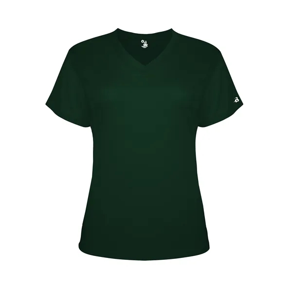 The Ladies' Tri-Blend V-Neck Tee is made from a performance fabric... from ASI 37461 Augusta Sportswear
