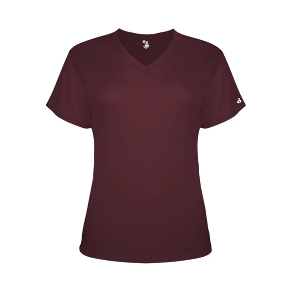 The Ladies' Tri-Blend V-Neck Tee is made from a performance fabric... from ASI 37461 Augusta Sportswear