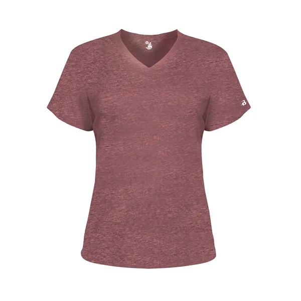 The Ladies' Tri-Blend V-Neck Tee is made from a performance fabric... from ASI 37461 Augusta Sportswear