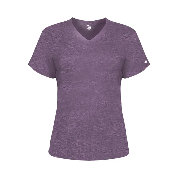 The Ladies' Tri-Blend V-Neck Tee is made from a performance fabric... from ASI 37461 Augusta Sportswear