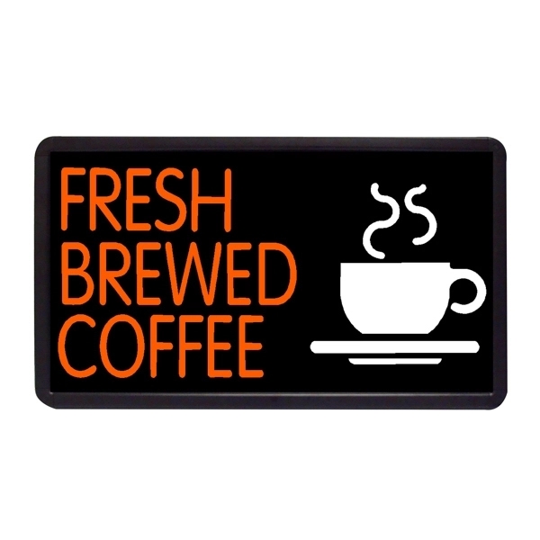 13" x 24" simulated neon sign with ready-made title light box.... from ASI 30442 Above & Beyond Advertising Products / PromoAdLine