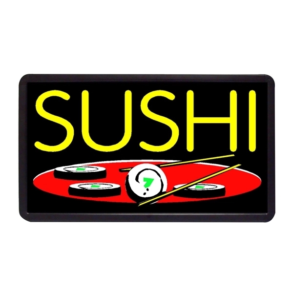 13" x 24" simulated neon sign with ready-made title light box.... from ASI 30442 Above & Beyond Advertising Products / PromoAdLine