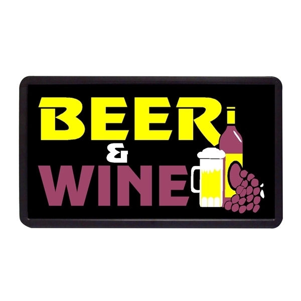 13" x 24" simulated neon sign with ready-made title light box.... from ASI 30442 Above & Beyond Advertising Products / PromoAdLine