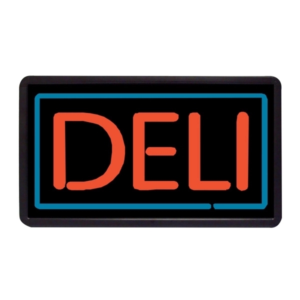 13" x 24" simulated neon sign with ready-made title light box.... from ASI 30442 Above & Beyond Advertising Products / PromoAdLine