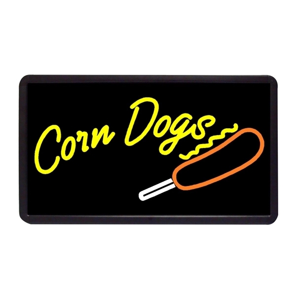 13" x 24" simulated neon sign with ready-made title light box.... from ASI 30442 Above & Beyond Advertising Products / PromoAdLine