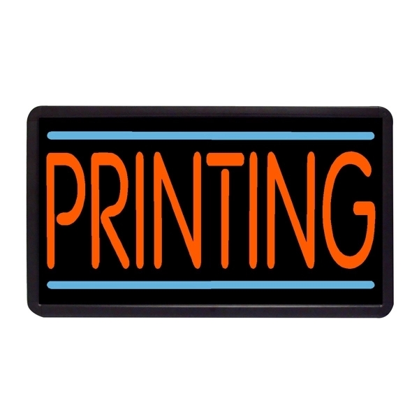 13" x 24" simulated neon sign with ready-made title light box.... from ASI 30442 Above & Beyond Advertising Products / PromoAdLine