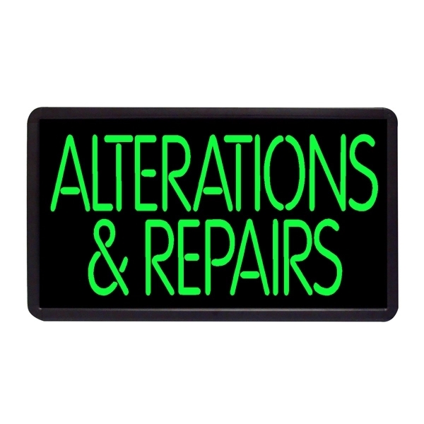 13" x 24" simulated neon sign with ready-made title light box.... from ASI 30442 Above & Beyond Advertising Products / PromoAdLine