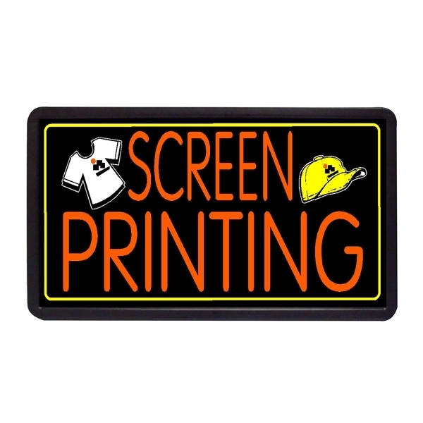 13" x 24" simulated neon sign with ready-made title light box.... from ASI 30442 Above & Beyond Advertising Products / PromoAdLine