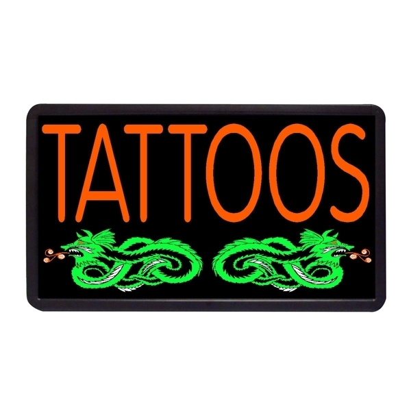 13" x 24" simulated neon sign with ready-made title light box.... from ASI 30442 Above & Beyond Advertising Products / PromoAdLine