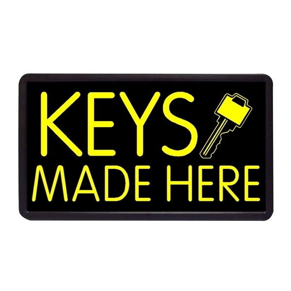 13" x 24" simulated neon sign with ready-made title light box.... from ASI 30442 Above & Beyond Advertising Products / PromoAdLine