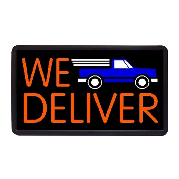 13" x 24" simulated neon sign with ready-made title light box.... from ASI 30442 Above & Beyond Advertising Products / PromoAdLine