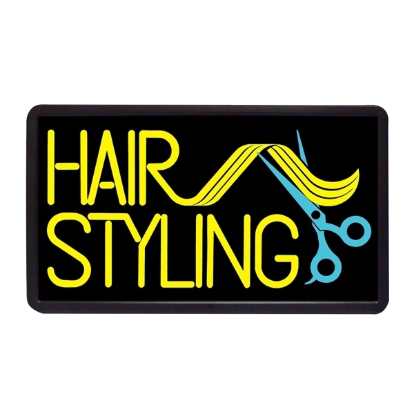 13" x 24" simulated neon sign with ready-made title light box.... from ASI 30442 Above & Beyond Advertising Products / PromoAdLine