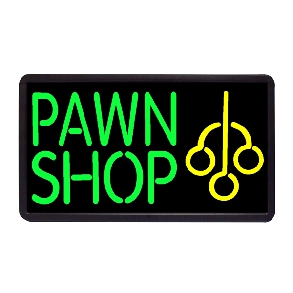 13" x 24" simulated neon sign with ready-made title light box.... from ASI 30442 Above & Beyond Advertising Products / PromoAdLine