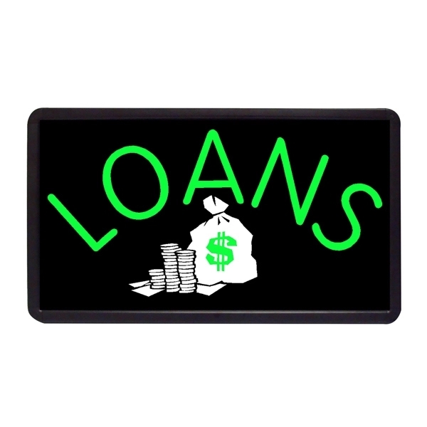 13" x 24" simulated neon sign with ready-made title light box.... from ASI 30442 Above & Beyond Advertising Products / PromoAdLine