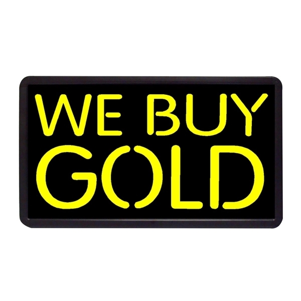 13" x 24" simulated neon sign with ready-made title light box.... from ASI 30442 Above & Beyond Advertising Products / PromoAdLine