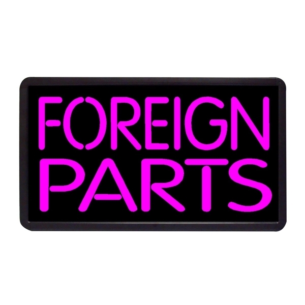 13" x 24" simulated neon sign with ready-made title light box.... from ASI 30442 Above & Beyond Advertising Products / PromoAdLine