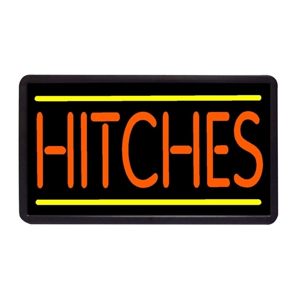 13" x 24" simulated neon sign with ready-made title light box.... from ASI 30442 Above & Beyond Advertising Products / PromoAdLine