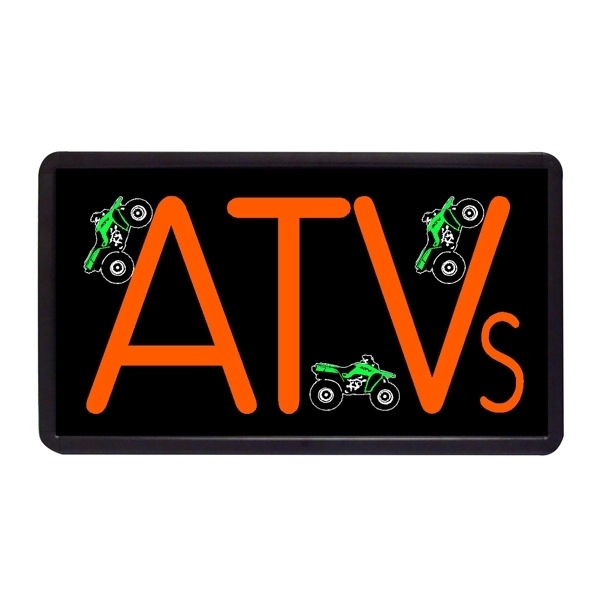 13" x 24" simulated neon sign with ready-made title light box.... from ASI 30442 Above & Beyond Advertising Products / PromoAdLine