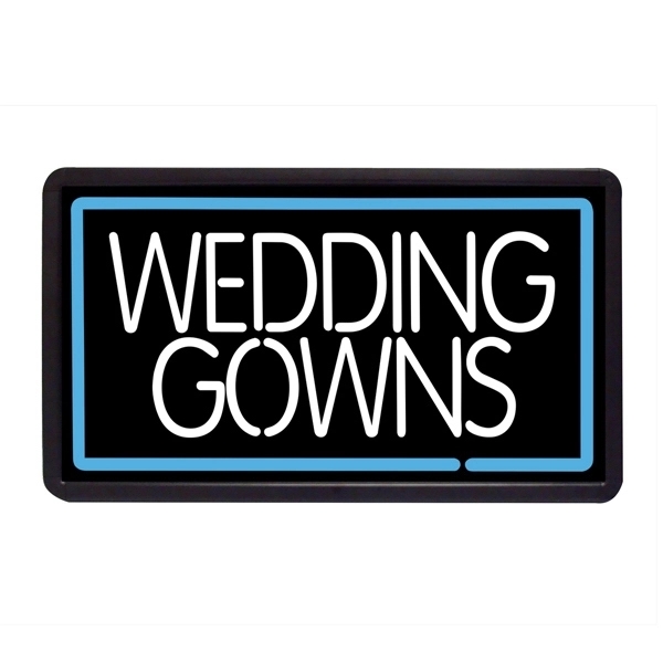 13" x 24" simulated neon sign with ready-made title light box.... from ASI 30442 Above & Beyond Advertising Products / PromoAdLine