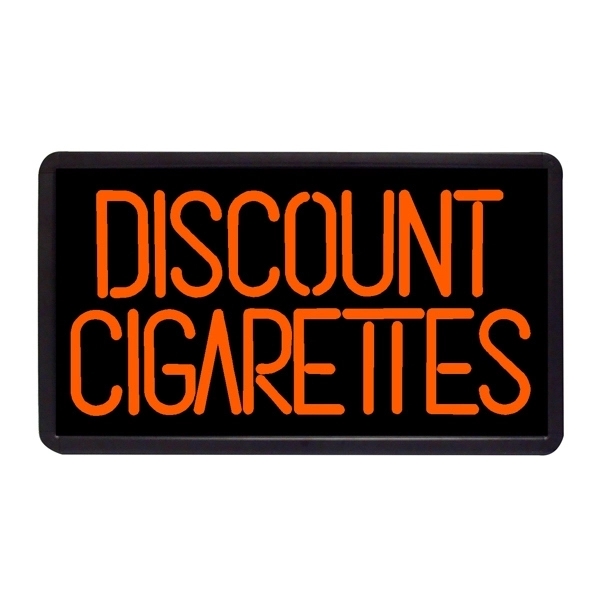 13" x 24" simulated neon sign with ready-made title light box.... from ASI 30442 Above & Beyond Advertising Products / PromoAdLine