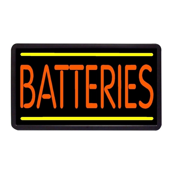 13" x 24" simulated neon sign with ready-made title light box.... from ASI 30442 Above & Beyond Advertising Products / PromoAdLine