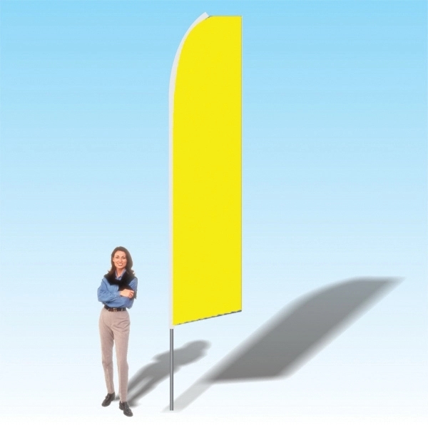 Advertising banner flag package with 15 foot pole, colored/patterned printed flag... from ASI 30442 Above & Beyond Advertising Products / PromoAdLine