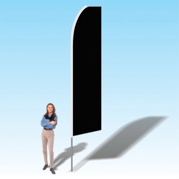 Advertising banner flag package with 15 foot pole, colored/patterned printed flag... from ASI 30442 Above & Beyond Advertising Products / PromoAdLine