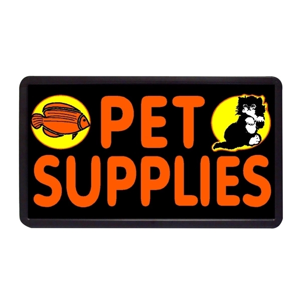 13" x 24" simulated neon sign with ready-made title light box.... from ASI 30442 Above & Beyond Advertising Products / PromoAdLine