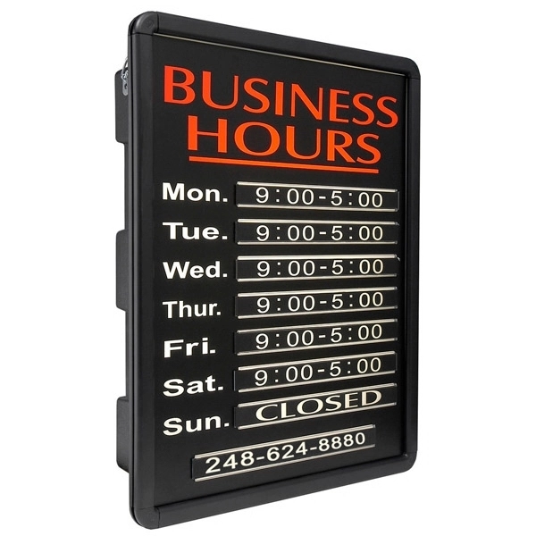 13" x 24" simulated neon sign with ready-made title light box.... from ASI 30442 Above & Beyond Advertising Products / PromoAdLine