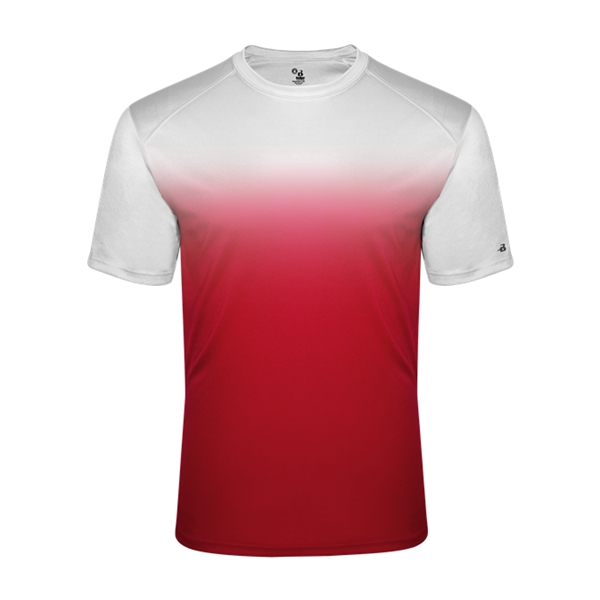 Youth tee with sublimated front and back body, sport paneled shoulder... from ASI 37461 Augusta Sportswear
