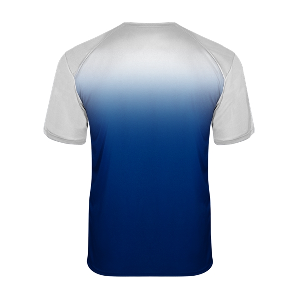 Youth tee with sublimated front and back body, sport paneled shoulder... from ASI 37461 Augusta Sportswear