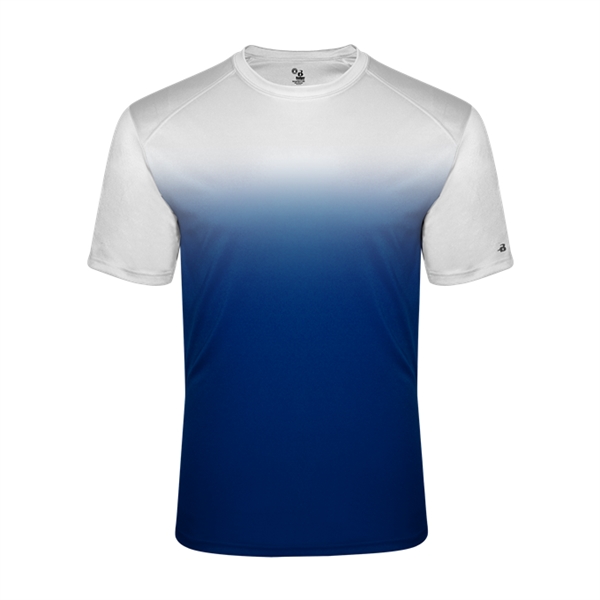 Youth tee with sublimated front and back body, sport paneled shoulder... from ASI 37461 Augusta Sportswear