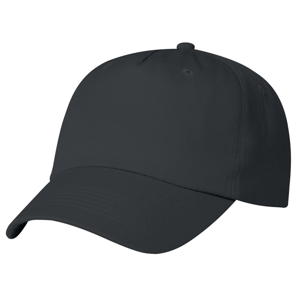 5 Panel Polyester Cap. 100% Polyester. 5 Panel, Medium Profile. Unstructured... from ASI 61125 Hit Promotional Products / Hit®