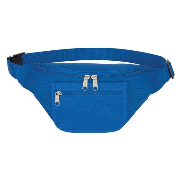 600 denier polyester fanny pack with an adjustable waist strap, zippered... from ASI 61125 Hit Promotional Products / Hit®