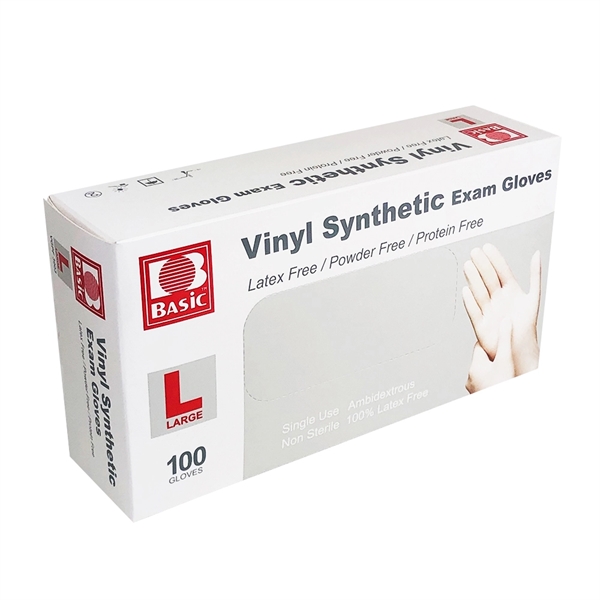 Disposable vinyl gloves; Large size only. FDA  Approved, STOCK IN... from ASI 40544 Binaco / Binaline