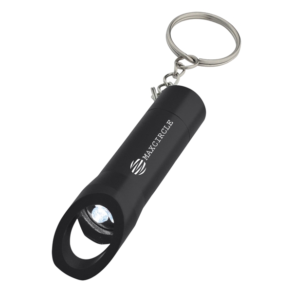 Aluminum LED flashlight with bottle opener.... from ASI 61125 Hit Promotional Products / Hit®