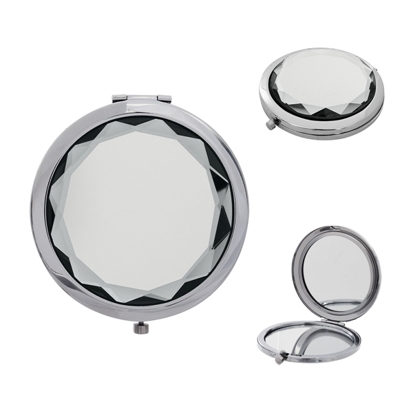 Jeweled compact mirror for those moments when your makeup needs to... from ASI 61125 Hit Promotional Products / Hit®