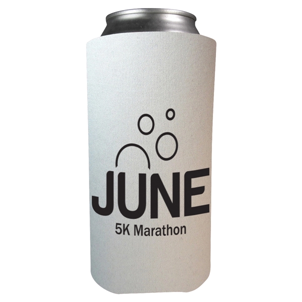 Foam 16 oz. can holder that folds flat for easy storage.... from ASI 61125 Hit Promotional Products / Hit®