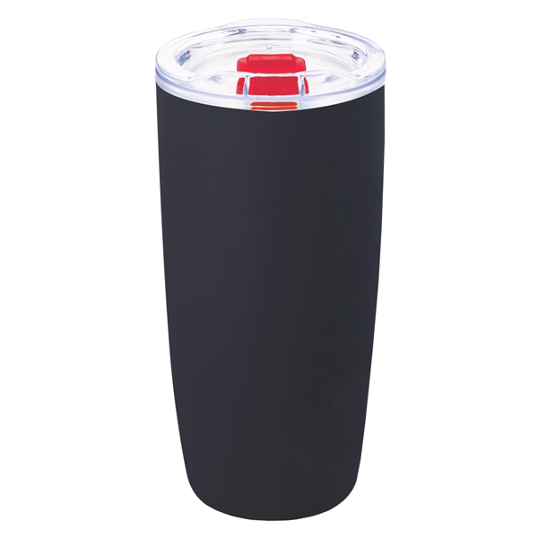 19 oz. matte black tumbler with double wall insulation and acrylic... from ASI 61125 Hit Promotional Products / Hit®