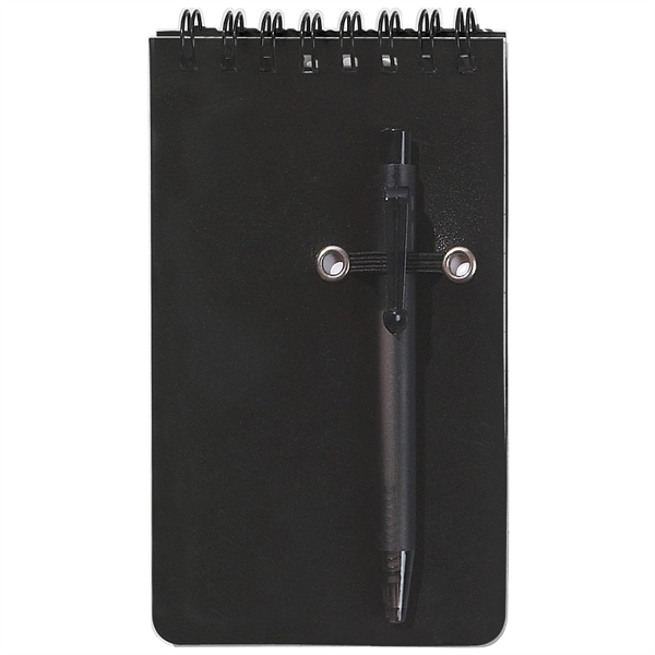 Spiral jotter, 50 page lined notebook and pen.... from ASI 61125 Hit Promotional Products / Hit®