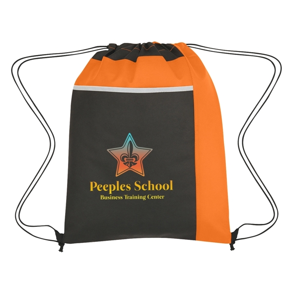 Non-Woven Pocket Sports Pack. Made Of 80 Gram Non-Woven, Coated Water-Resistant... from ASI 61125 Hit Promotional Products / Hit®