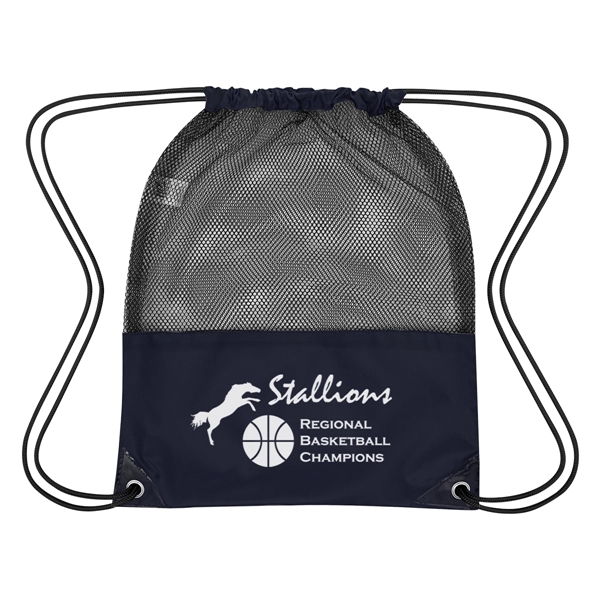 Drawstring mesh sports pack made of 210 denier nylon.... from ASI 61125 Hit Promotional Products / Hit®