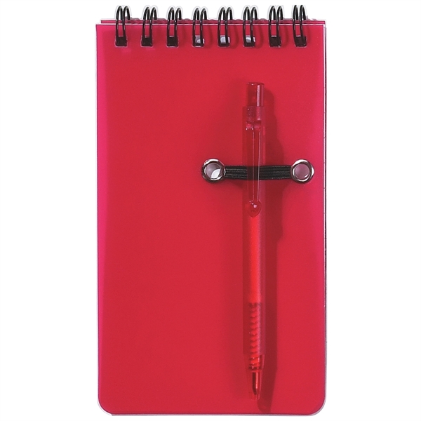 Spiral jotter, 50 page lined notebook and pen.... from ASI 61125 Hit Promotional Products / Hit®