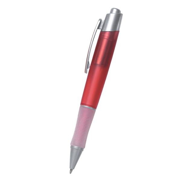 The Fino Pen with plunger action and rubber grip for writing... from ASI 61125 Hit Promotional Products / Hit®